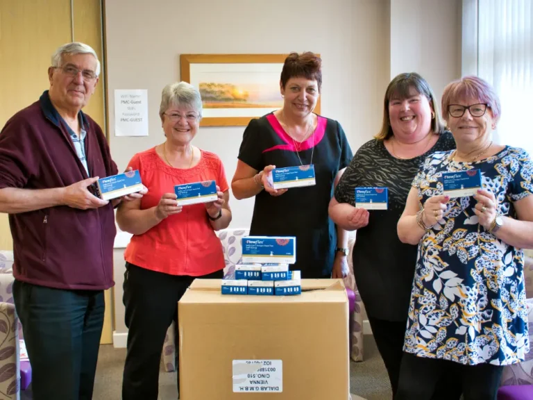 Rotary Club of West Ashfield Covid-19 Test Kits Donation | Post Mill Centre