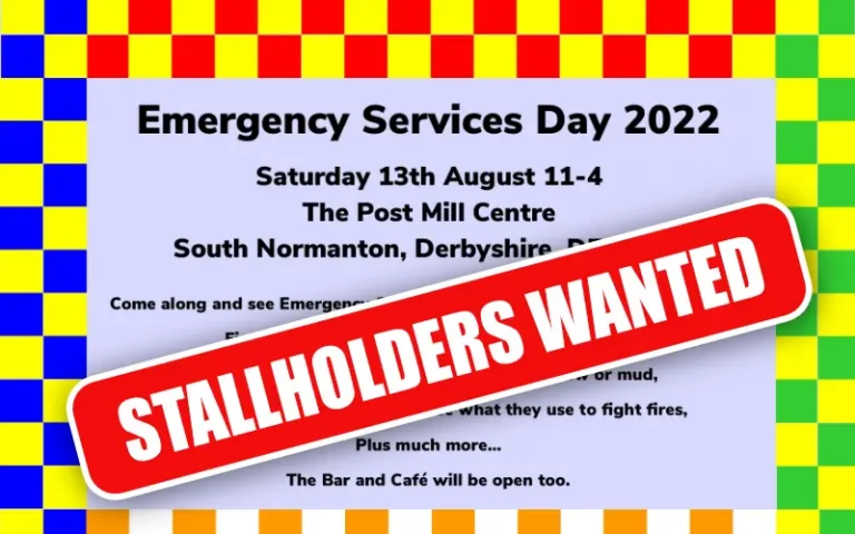 Stallholders Wanted Emergency Services Day 2022 | Post Mill Ce