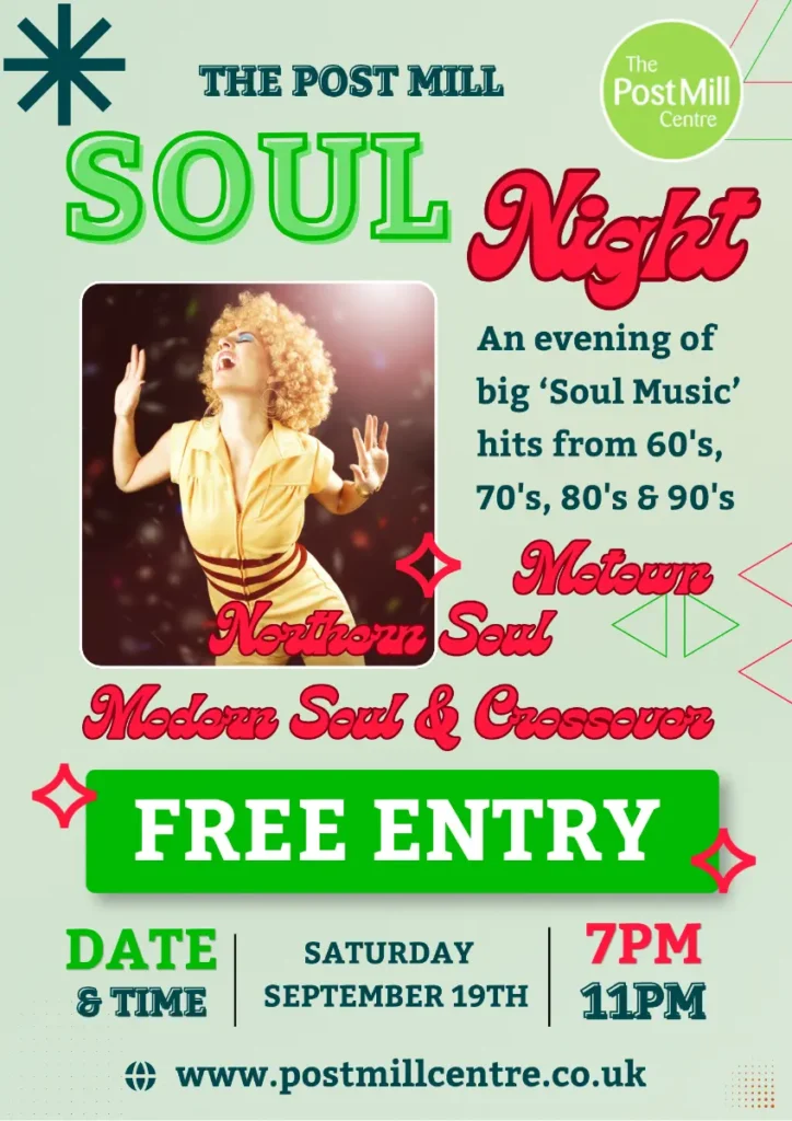 Post Mill Soul Night | Post Mill Centre